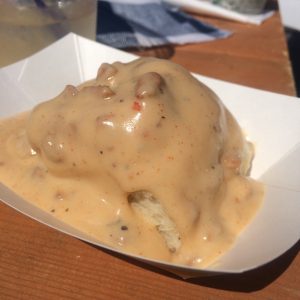 Biscuits and Gravy from Blake Street Tavern