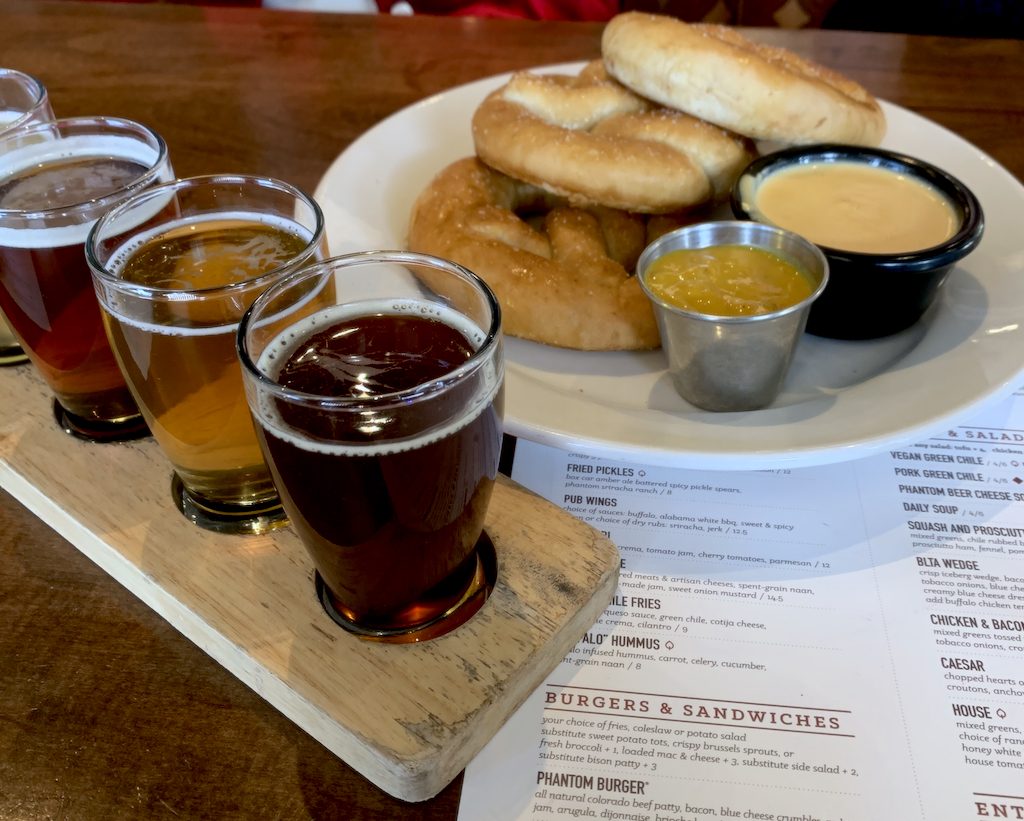 flight and pretzels